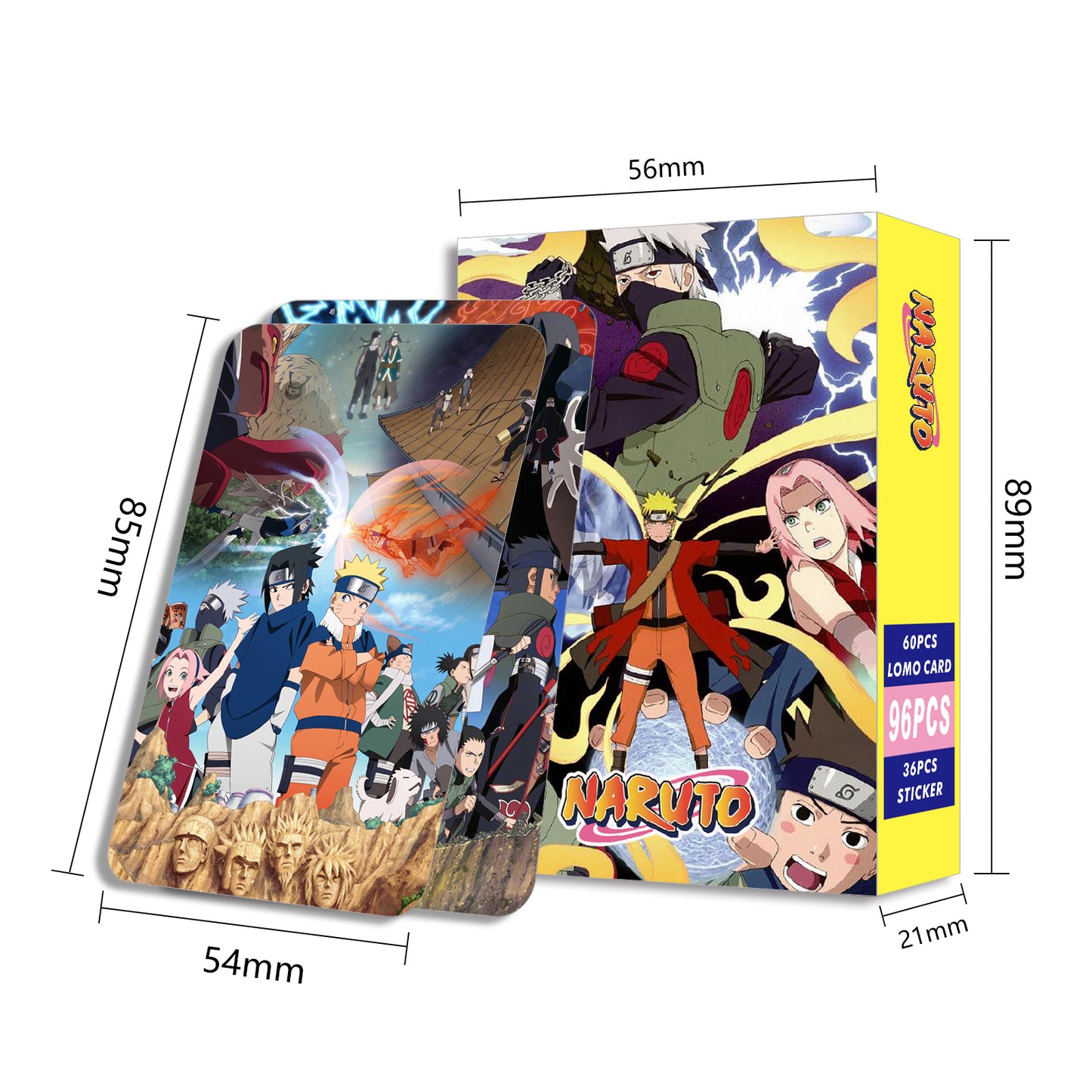 Demon Slayer Japanese Anime Lomo Card One Piece 1pack/96pcs Card Games With Postcards Message Gift For Fan Game Collection Toy