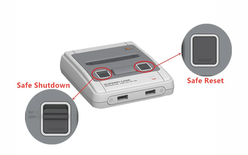 Built in 45000+ Retro Handheld Gameplayer shell For SNES/MEGA