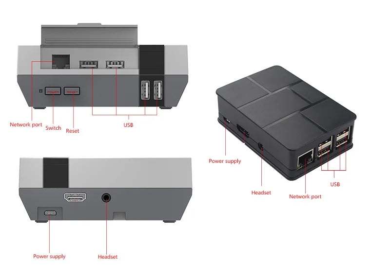 Built in 45000+ Retro Handheld Gameplayer shell For SNES/MEGA