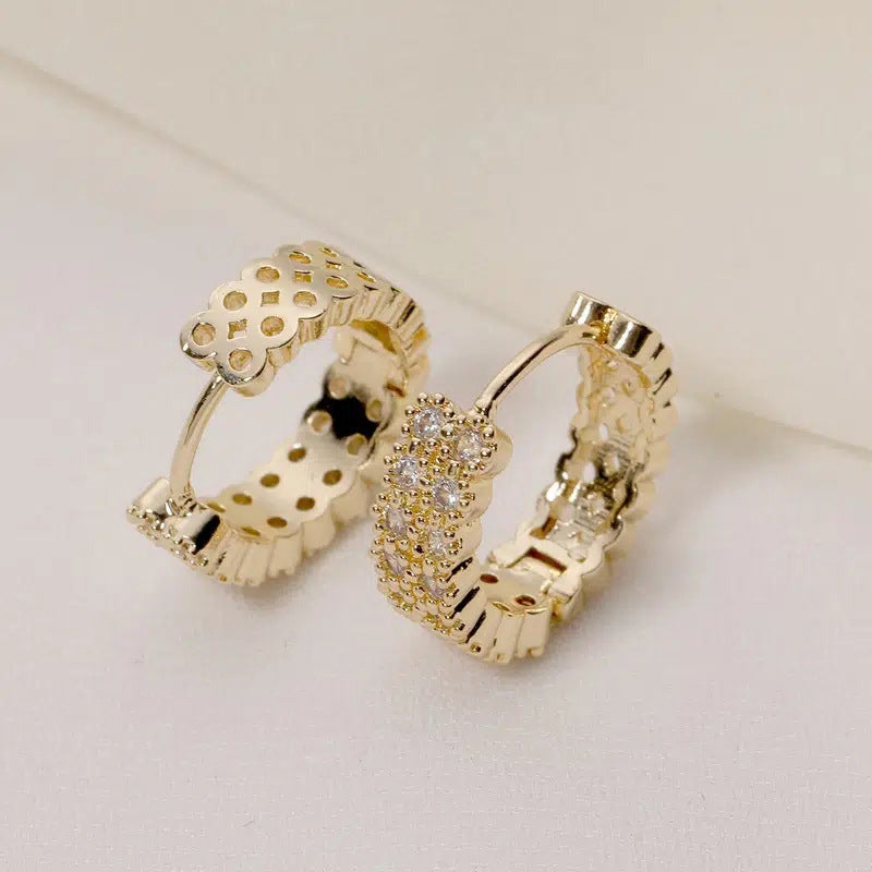 French Retro Gold Hot Earrings