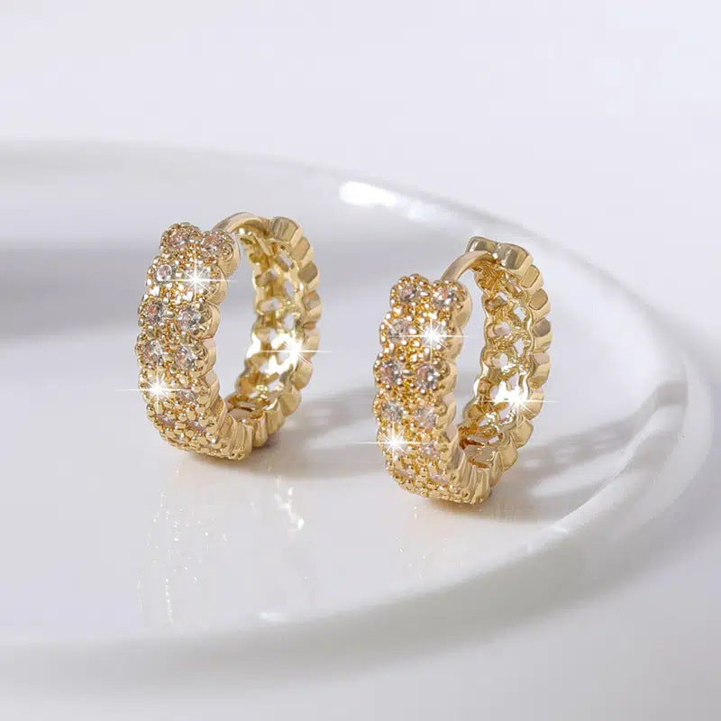 French Retro Gold Hot Earrings