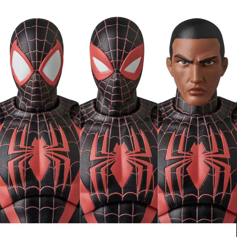 Ct Toys Mafex 092 Spiderman Miles Morales anime Action Figure Ultimate Comics Spider-Man Shf Figure Ko Figurine model Toys Gifts