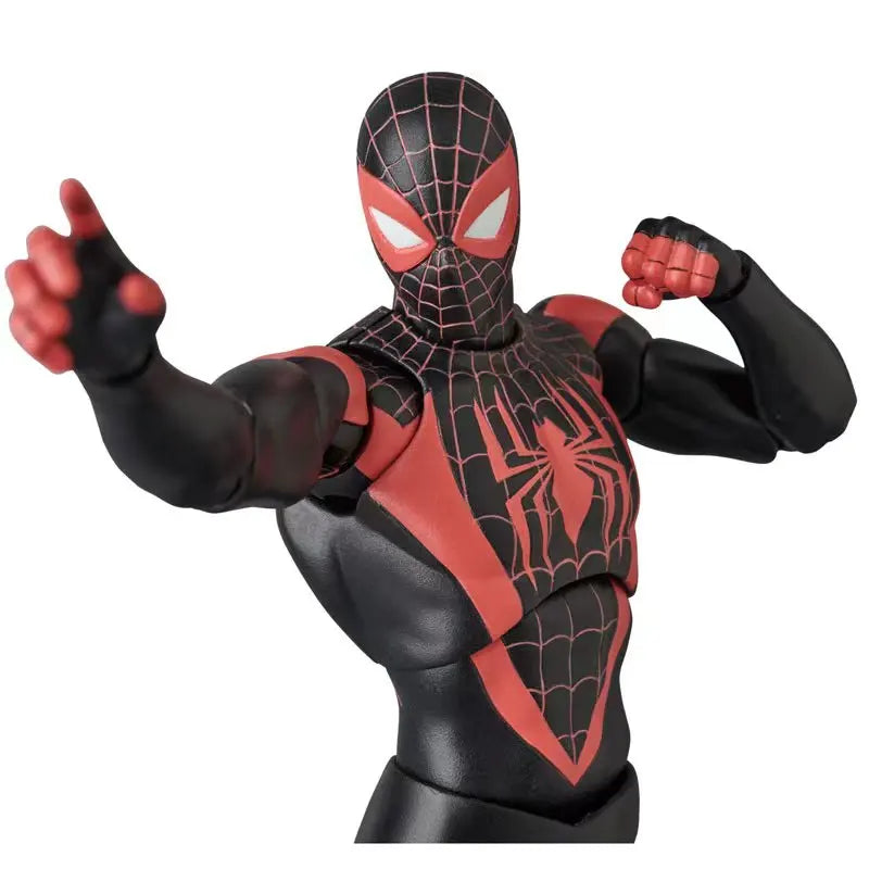 Ct Toys Mafex 092 Spiderman Miles Morales anime Action Figure Ultimate Comics Spider-Man Shf Figure Ko Figurine model Toys Gifts