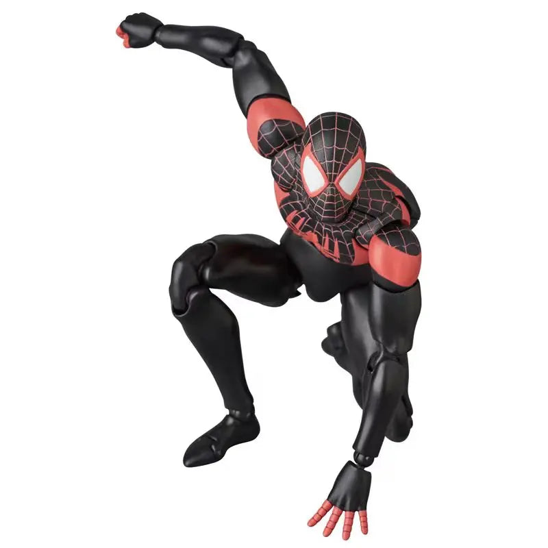 Ct Toys Mafex 092 Spiderman Miles Morales anime Action Figure Ultimate Comics Spider-Man Shf Figure Ko Figurine model Toys Gifts