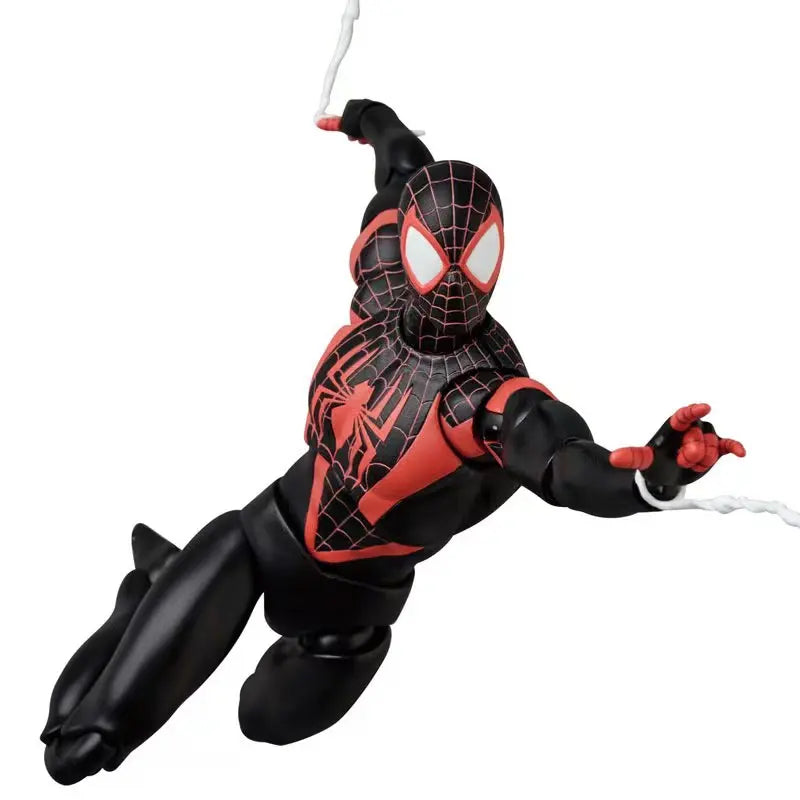 Ct Toys Mafex 092 Spiderman Miles Morales anime Action Figure Ultimate Comics Spider-Man Shf Figure Ko Figurine model Toys Gifts