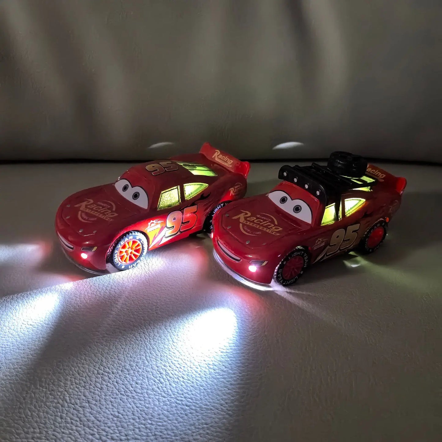 Disney Cartoon Cars Alloy Car Lightning Mcqueen Original Model 3d Light Music Pull Back Lightning Mcqueen Children Kids Gift Toy