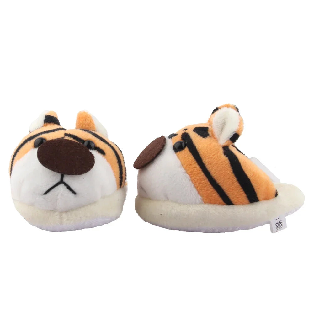 Plush Doll Shoes Dog Tiger Frog Porket Slippers For 1/3 BJD,American 18 Inch&43cm Baby New Born Doll OG Girl Doll Shoes Gift Toy