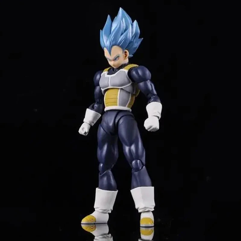 Anime Dragon Ball Super Figures Majin Vegeta Action Figure Movable Collectible Model Shf Super Saiyan God Vegeta Figurine Toys