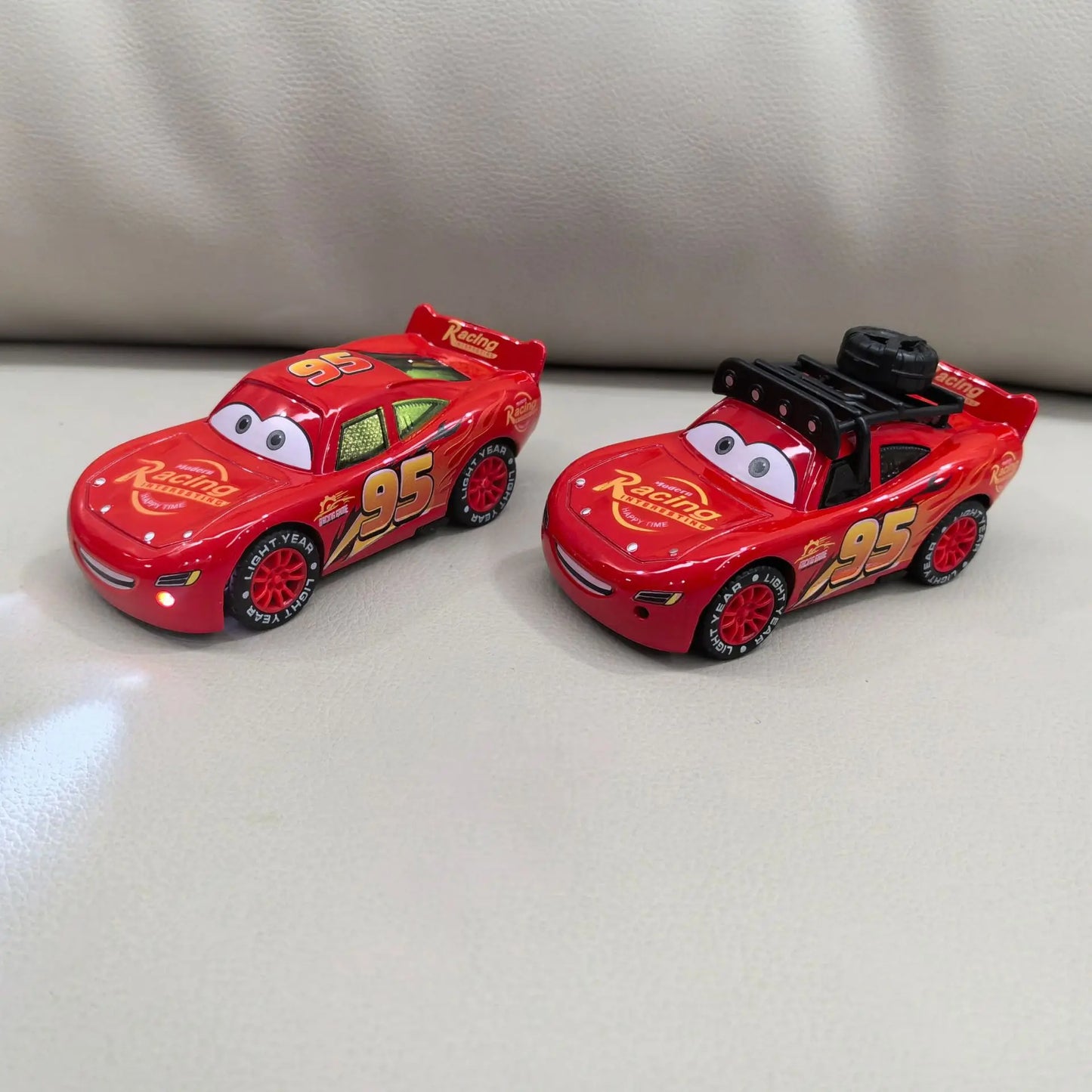 Disney Cartoon Cars Alloy Car Lightning Mcqueen Original Model 3d Light Music Pull Back Lightning Mcqueen Children Kids Gift Toy