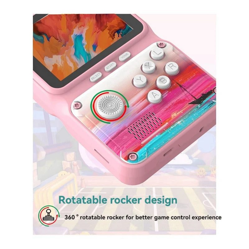 Handheld Video Game Console 2.8 Inch 500 Games Retro Arcade Support AV Connection For Children's Gift