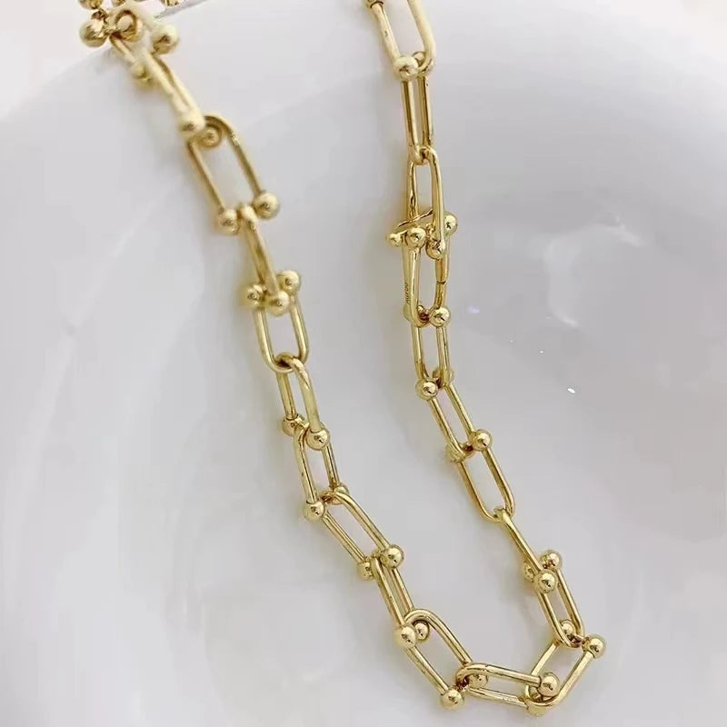 MIQIAO Real 18K Gold Vintage Bracelet Pure Au750 Simple Light Luxury Fine Jewelry Gifts for Women BR014