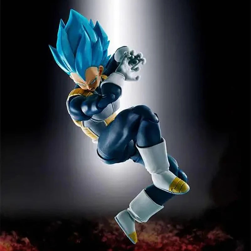 Anime Dragon Ball Super Figures Majin Vegeta Action Figure Movable Collectible Model Shf Super Saiyan God Vegeta Figurine Toys