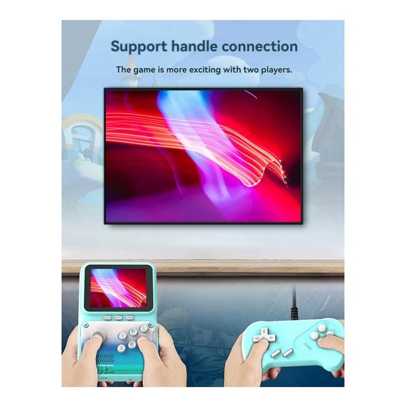 Handheld Video Game Console 2.8 Inch 500 Games Retro Arcade Support AV Connection For Children's Gift