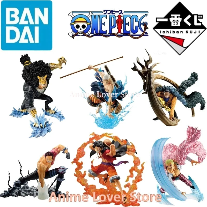 Bandai Original One Piece Ichiban Kuji Duel Memory Sir Crocodile Anime Figures Toys