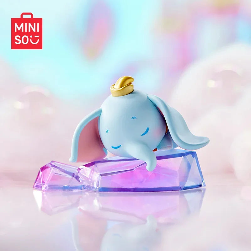 MINISO Genuine Disney Dumbo Day Dream Series Blind Box Table Top Decorated Kawaii Children's Toys Birthday Gift Anime Peripheral