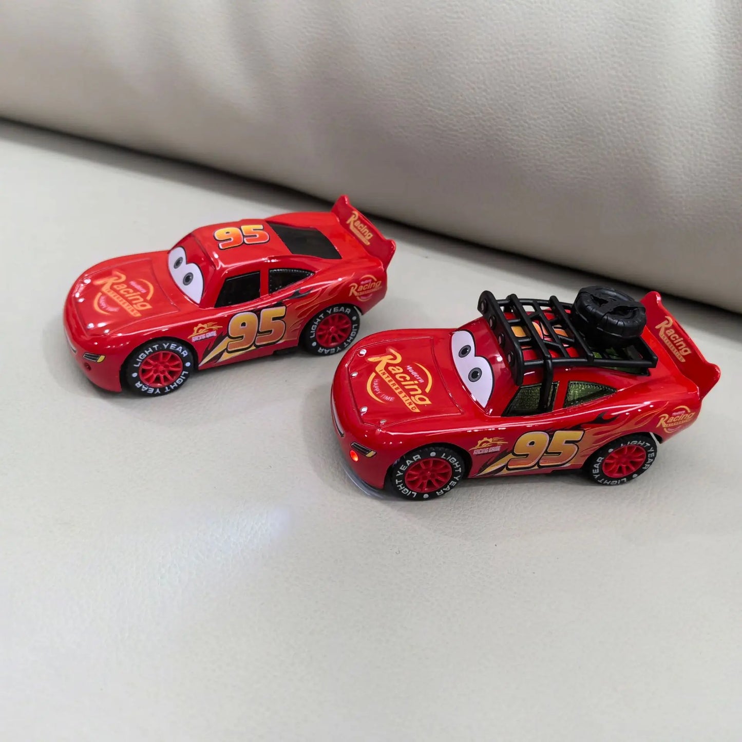 Disney Cartoon Cars Alloy Car Lightning Mcqueen Original Model 3d Light Music Pull Back Lightning Mcqueen Children Kids Gift Toy